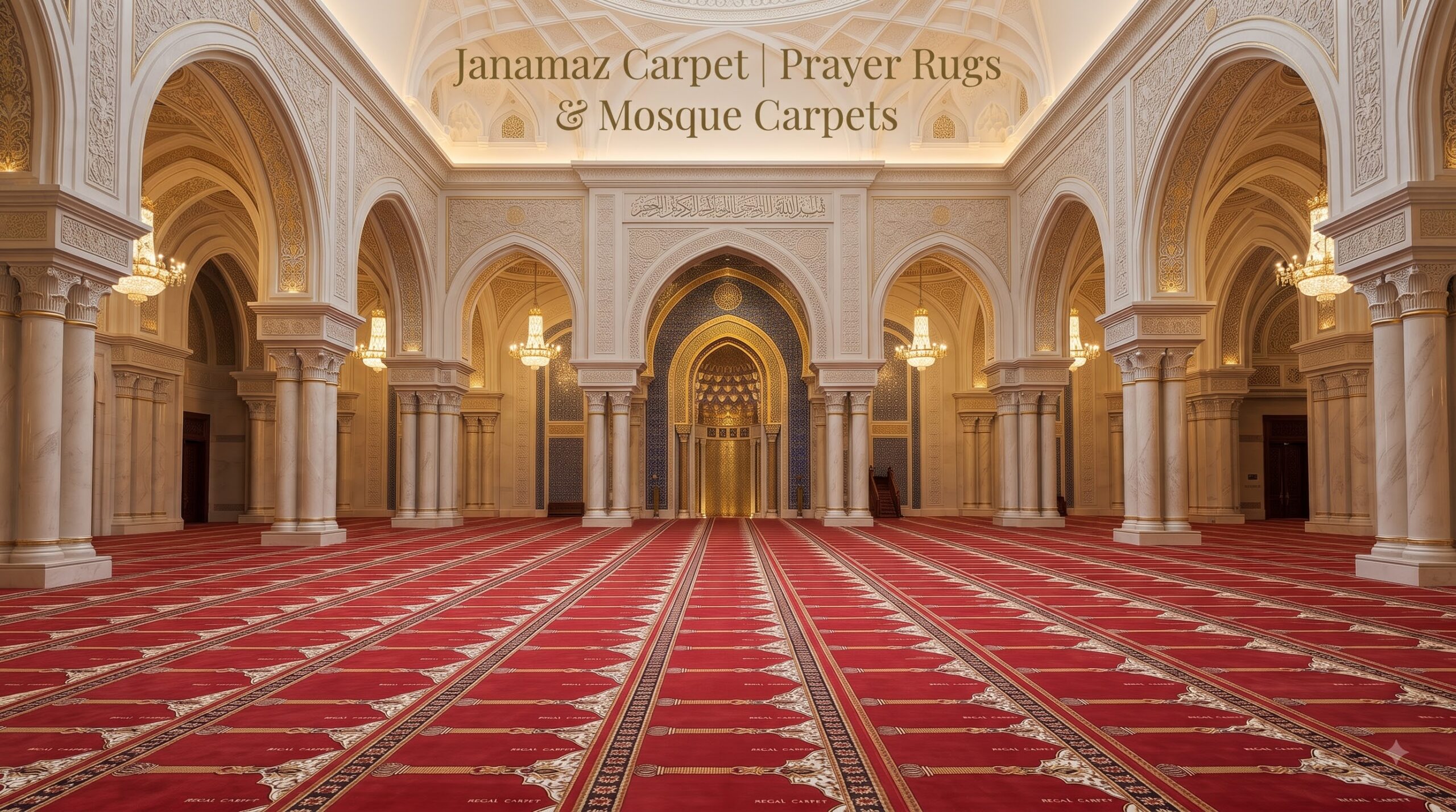 Janamaz carpet - Mehrab design prayer rug by Regal Carpet